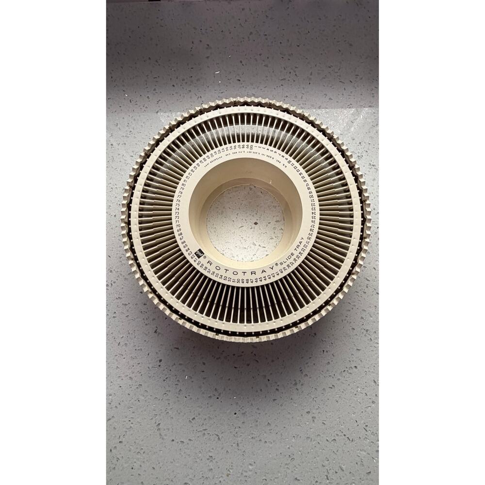 Vintage Sawyers Rototray Slide Tray 100 Slide Tray For 2x2 Slides